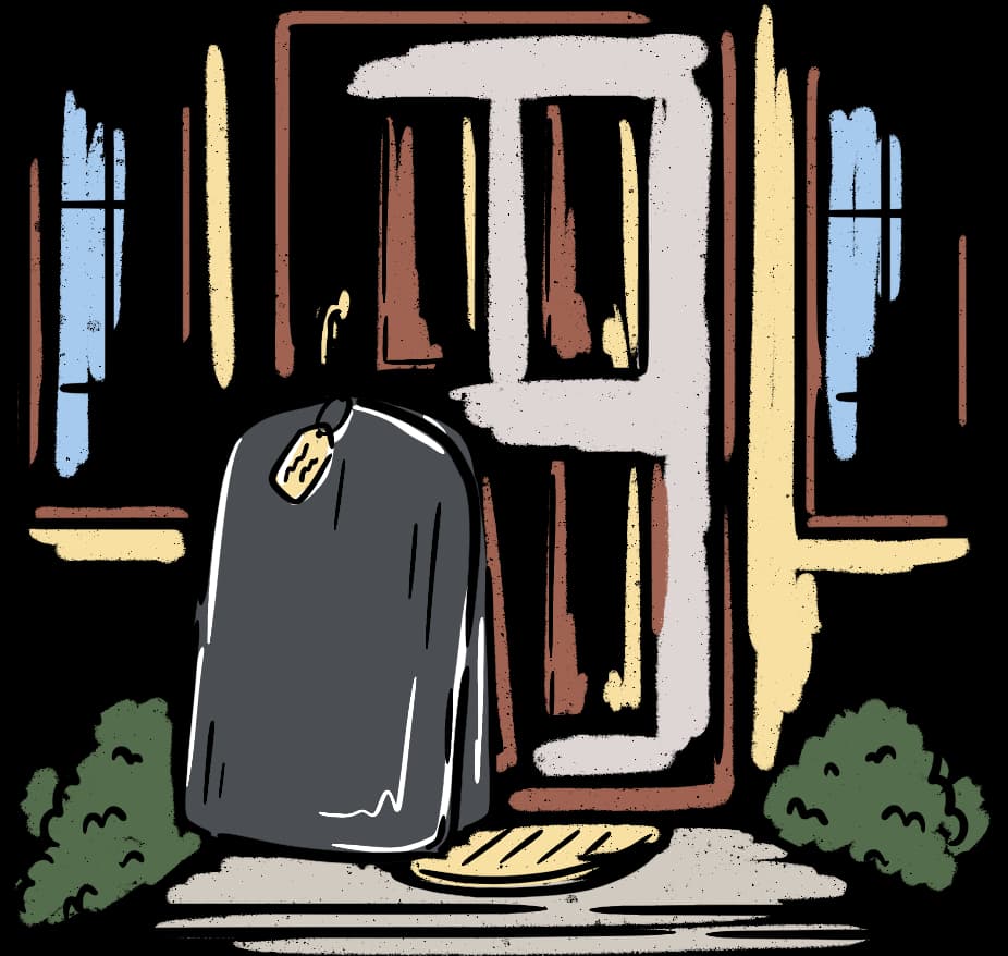 Clean laundry delivered to your door